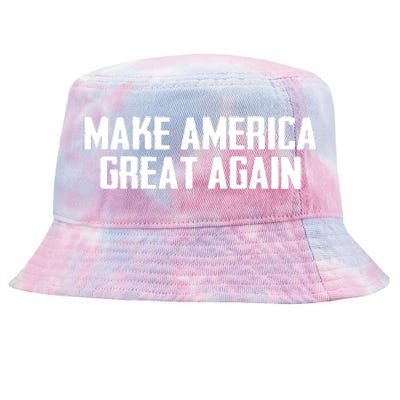 Make America Great Again President Trump Patriotic Tie-Dyed Bucket Hat