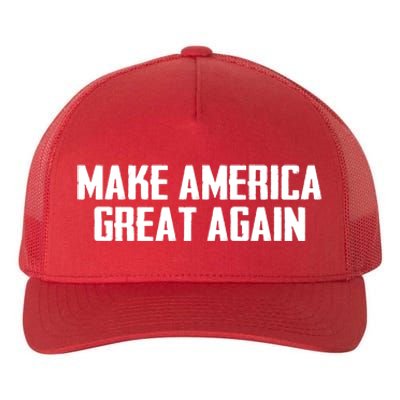 Make America Great Again President Trump Patriotic Yupoong Adult 5-Panel Trucker Hat