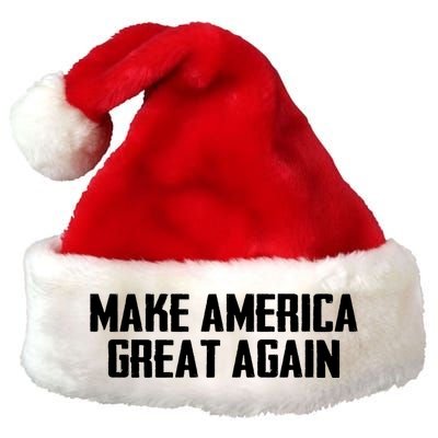 Make America Great Again President Trump Patriotic Premium Christmas Santa Hat