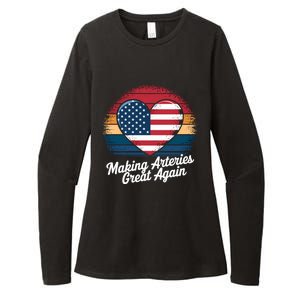 Making Arteries Great Again Cardiac Cath Lab Nurses Gift Womens CVC Long Sleeve Shirt