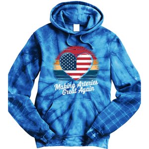 Making Arteries Great Again Cardiac Cath Lab Nurses Gift Tie Dye Hoodie