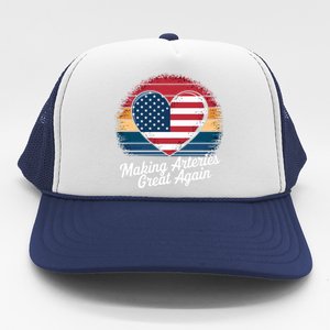 Making Arteries Great Again Cardiac Cath Lab Nurses Gift Trucker Hat