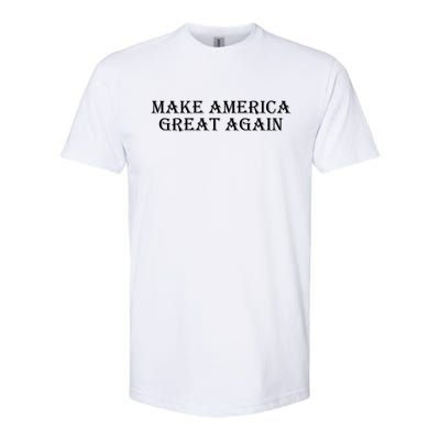 Make America Great Again President Trump Patriotic Softstyle CVC T-Shirt