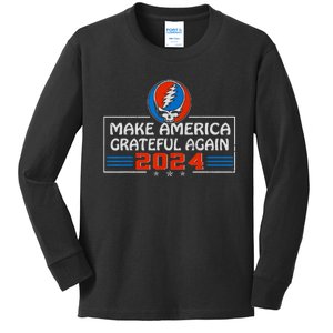 Make America Grateful Again 2024 Kids Long Sleeve Shirt