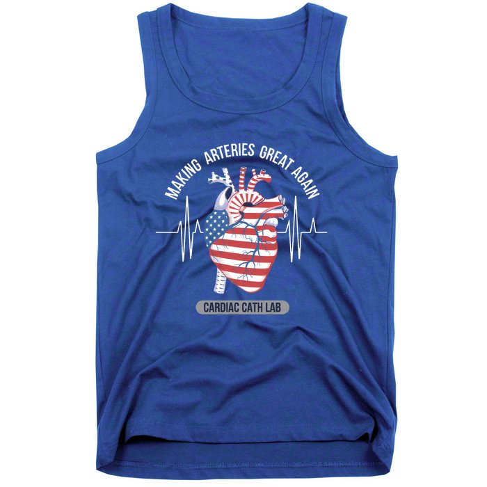 Making Arteries Great Again Cardiac Cath Lab Meaningful Gift Tank Top