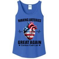 Making Arteries Great Again Cardiology For Cardiac Cath Lab Gift Ladies Essential Tank