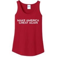 Make America Great Again President Trump Patriotic Ladies Essential Tank