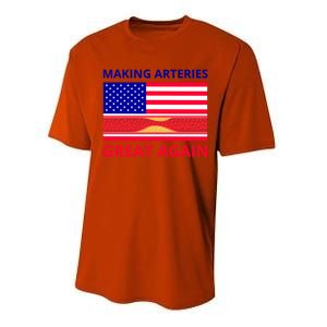 Making Arteries Great Again For Cardiac Cath Lab Doc Nurse Gift Performance Sprint T-Shirt