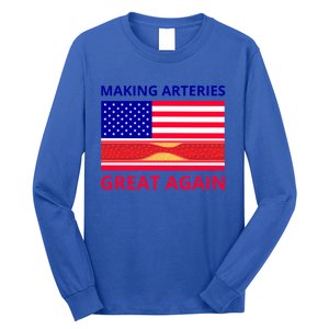 Making Arteries Great Again For Cardiac Cath Lab Doc Nurse Gift Long Sleeve Shirt