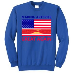 Making Arteries Great Again For Cardiac Cath Lab Doc Nurse Gift Sweatshirt