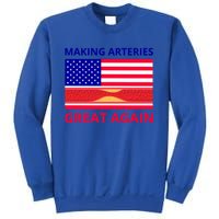 Making Arteries Great Again For Cardiac Cath Lab Doc Nurse Gift Sweatshirt