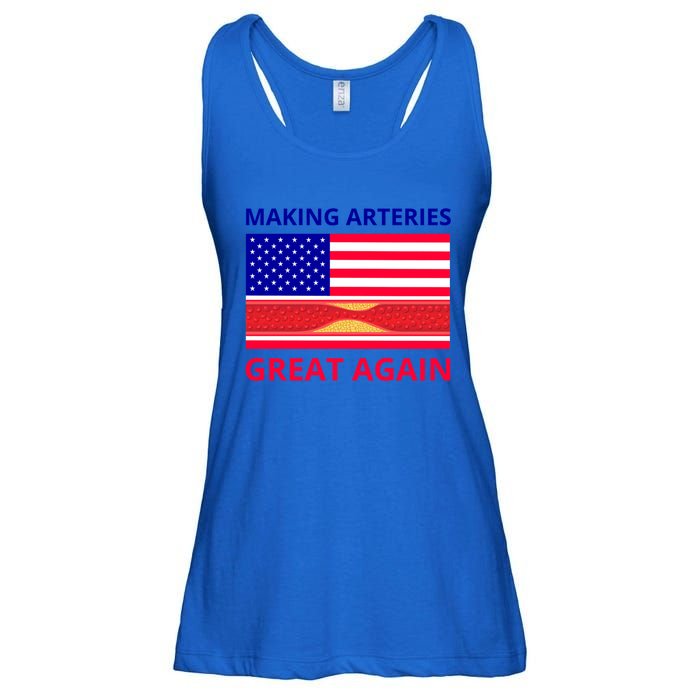 Making Arteries Great Again For Cardiac Cath Lab Doc Nurse Gift Ladies Essential Flowy Tank