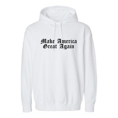 Make America Great Again President Trump 2024 Patriotic Garment-Dyed Fleece Hoodie