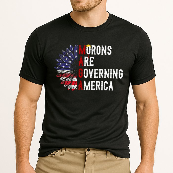 Morons Are Governing America Cooling Performance Crew T-Shirt