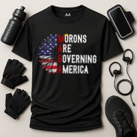 Morons Are Governing America Cooling Performance Crew T-Shirt