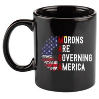 Morons Are Governing America 11oz C Handle Ceramic Mug