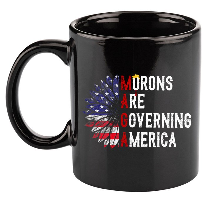 Morons Are Governing America 11oz C Handle Ceramic Mug