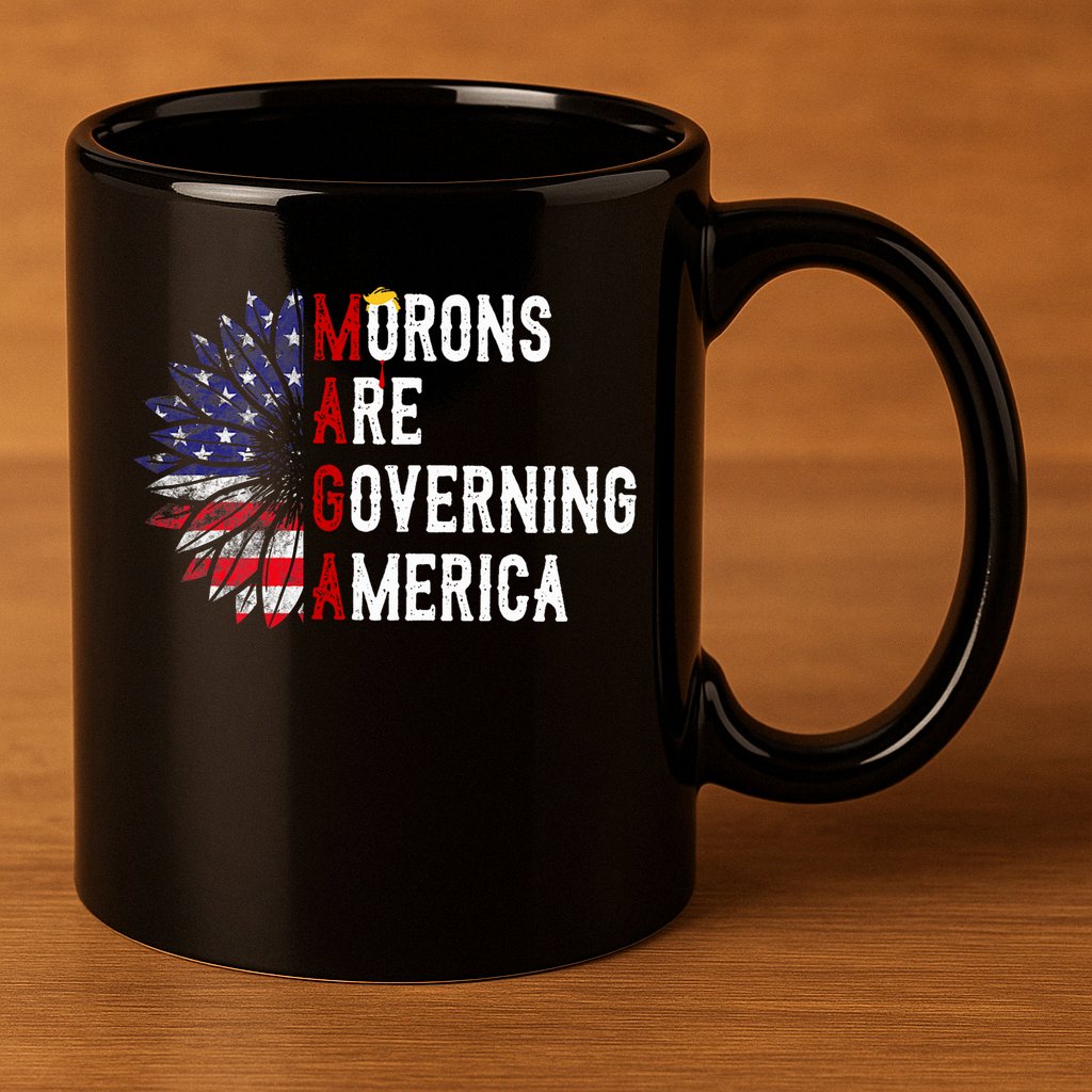 Morons Are Governing America 11oz C Handle Ceramic Mug