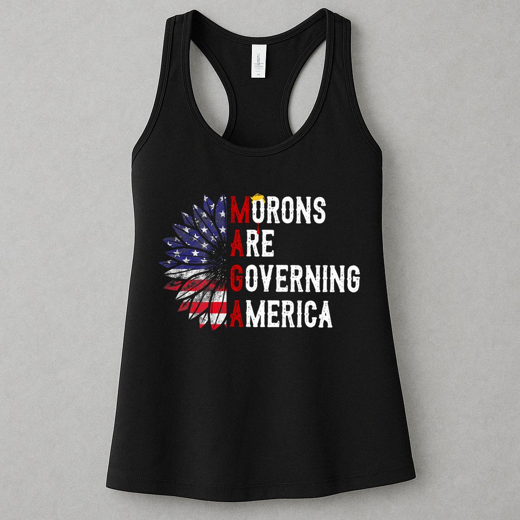 Morons Are Governing America Womens Tank Top