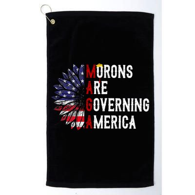 Morons Are Governing America Golf Towel