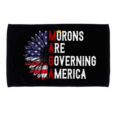 Morons Are Governing America Microfiber Hand Towel