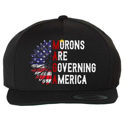 Morons Are Governing America Wool Snapback Cap