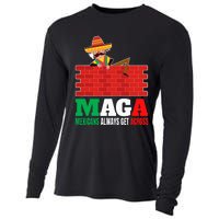 Mexicans Always Get Across Anti Funny Mexico Pride Cooling Performance Long Sleeve Crew