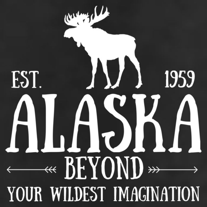 Moose Alaska Gift Mountain Last Frontier Alaska Cute Gift Beanie