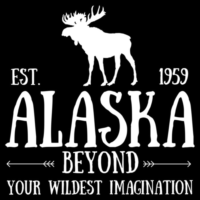 Moose Alaska Gift Mountain Last Frontier Alaska Cute Gift Flatbill Hat