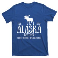 Moose Alaska Gift Mountain Last Frontier Alaska Cute Gift T-Shirt