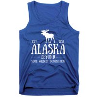 Moose Alaska Gift Mountain Last Frontier Alaska Cute Gift Tank Top