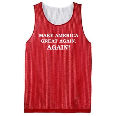 Make America Great Again, Again! Trump Rally #SaveAmerica Mesh Reversible Basketball Jersey Tank