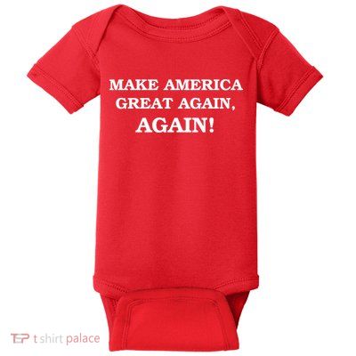 Make America Great Again, Again! Trump Rally #SaveAmerica Baby Bodysuit