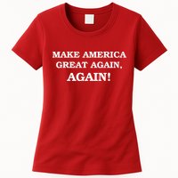 Make America Great Again, Again! Trump Rally #SaveAmerica Womens T-Shirt
