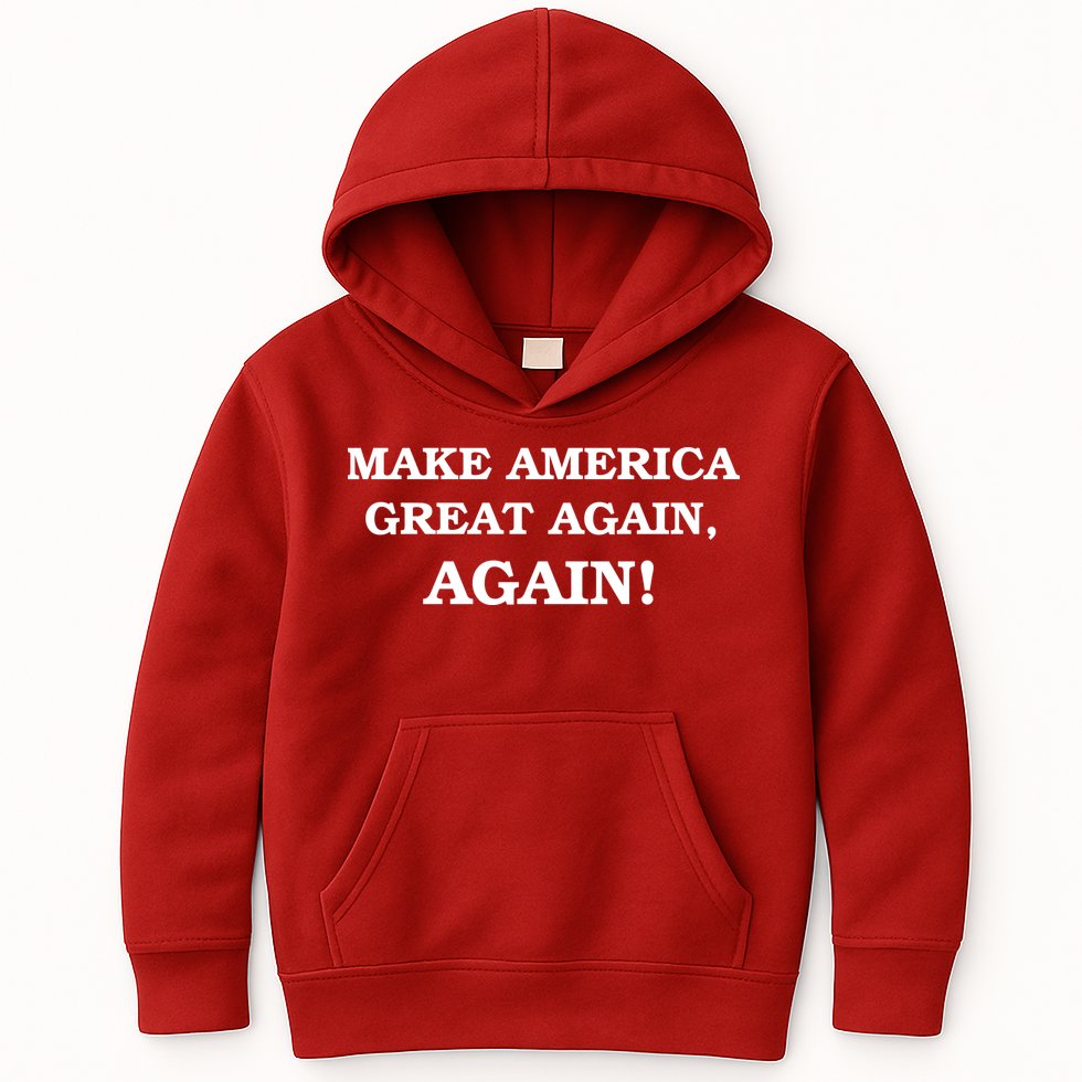 Make America Great Again, Again! Trump Rally #SaveAmerica Kids Hoodie