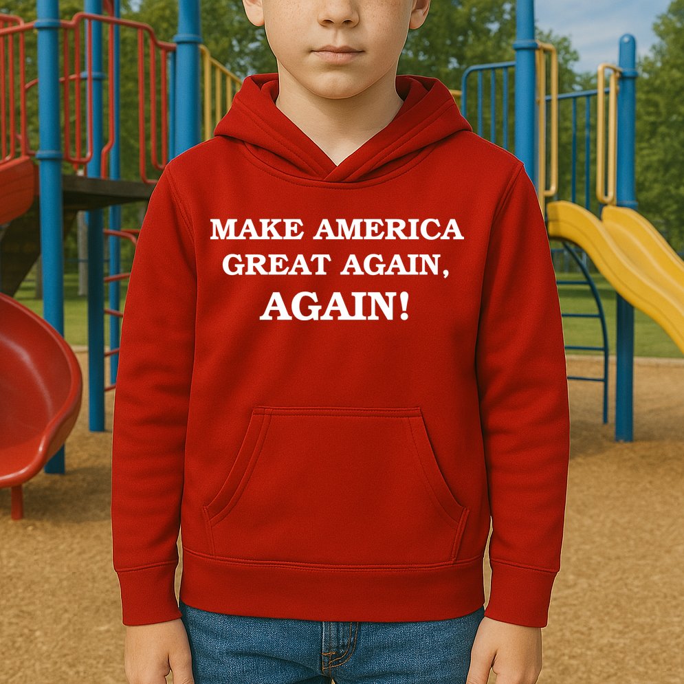 Make America Great Again, Again! Trump Rally #SaveAmerica Kids Hoodie