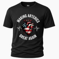 Making Arteries Great Again Meaningful Gift Cooling Performance Crew T-Shirt