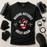 Making Arteries Great Again Meaningful Gift Cooling Performance Crew T-Shirt
