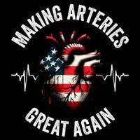 Making Arteries Great Again Meaningful Gift Women's Crop Top Tee