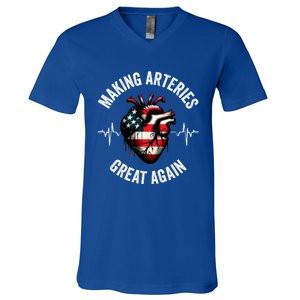 Making Arteries Great Again Meaningful Gift V-Neck T-Shirt