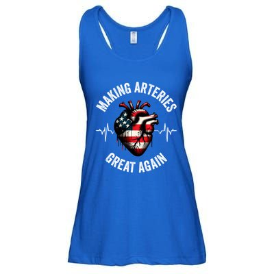 Making Arteries Great Again Meaningful Gift Ladies Essential Flowy Tank