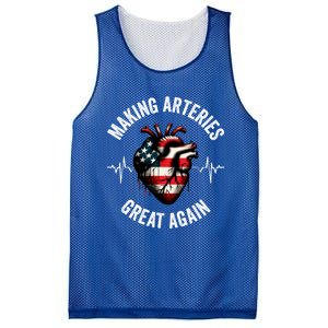 Making Arteries Great Again Meaningful Gift Mesh Reversible Basketball Jersey Tank