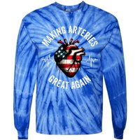 Making Arteries Great Again Meaningful Gift Tie-Dye Long Sleeve Shirt