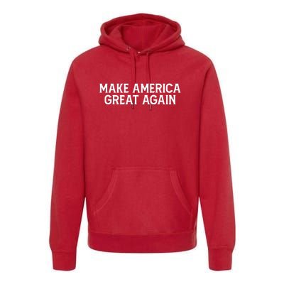 Make America Great Again President Trump 2024 Patriotic Premium Hoodie