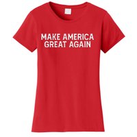 Make America Great Again President Trump 2024 Patriotic Women's T-Shirt