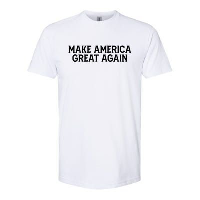 Make America Great Again President Trump 2024 Patriotic Softstyle® CVC T-Shirt