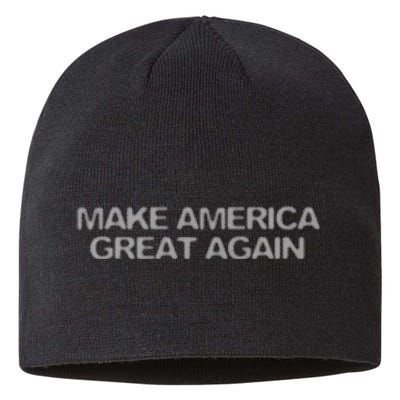 Make America Great Again President Trump 2024 Patriotic Sustainable Beanie