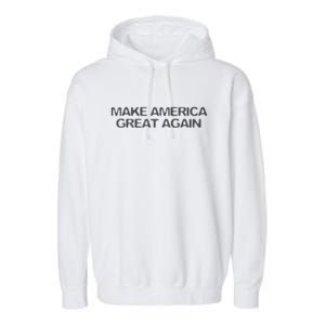 Make America Great Again President Trump 2024 Patriotic Garment-Dyed Fleece Hoodie