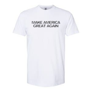 Make America Great Again President Trump 2024 Patriotic Softstyle CVC T-Shirt