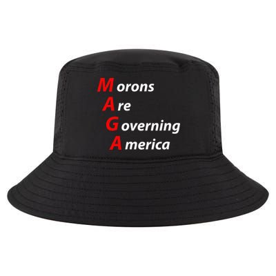 Morons Are Governing America Anti Trump Political Cool Comfort Performance Bucket Hat